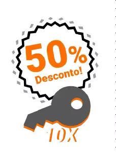 50% de desconto na compra de 10 Chaves Ilimitado