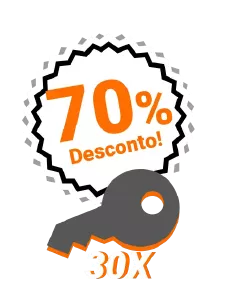 70% de desconto na compra de 30 Chaves Ilimitado